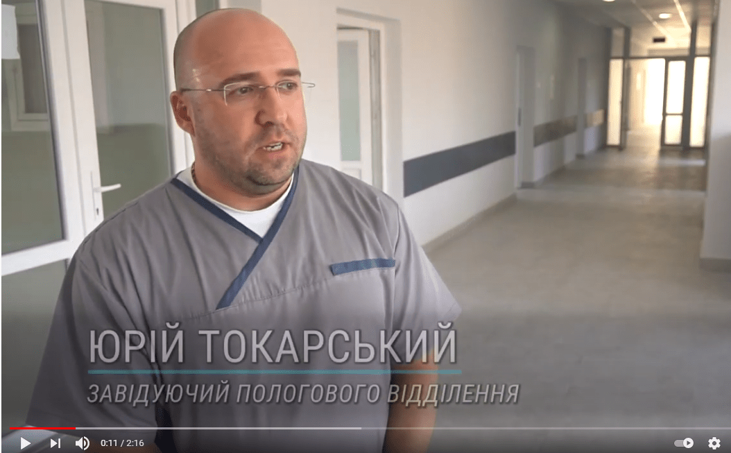 Завершено ремонт 3 поверху пологового відділення Завершено ремонт 3 поверху пологового відділення