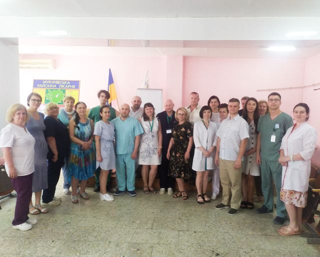 У Лікарні святого Мартина відбулася зустріч медпрацівників з тренером АСМУ та Академії НСЗУ - Марців Олександром