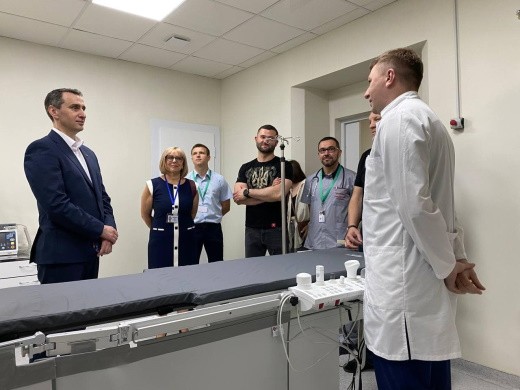 Міністр охорони здоров’я Віктор Ляшко відвідав найбільший Діагностичний центр Закарпаття