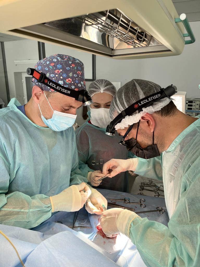 Нещодавно у Лікарні Святого Мартина було прооперовано діафрагмальну грижу у новонародженої дитини