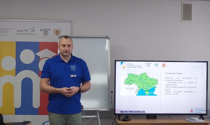 Участь у тренінгу для підвищення фахової компетентності у наданні екстреної медичної допомоги пацієнтам