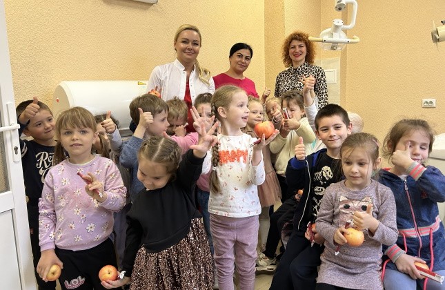 Сьогодні до Лікарні Святого Мартина завітали вихованці Мукачівського ДНЗ №11