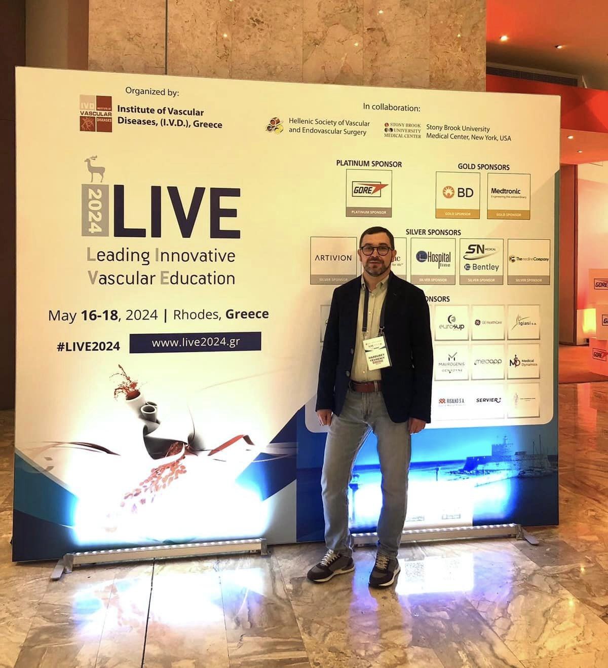 В Греції на острові Родос приходить міжнародний симпозіум «LIVE» (leading innovative vascular education) - 2024