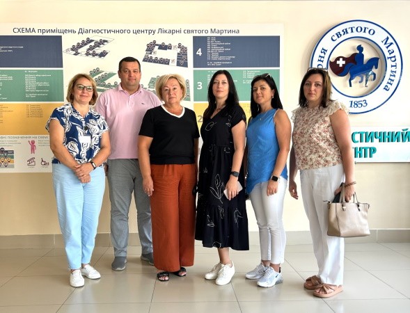 Сьогодні до нашої лікарні завітали колеги з Долинської багатопрофільної лікарні