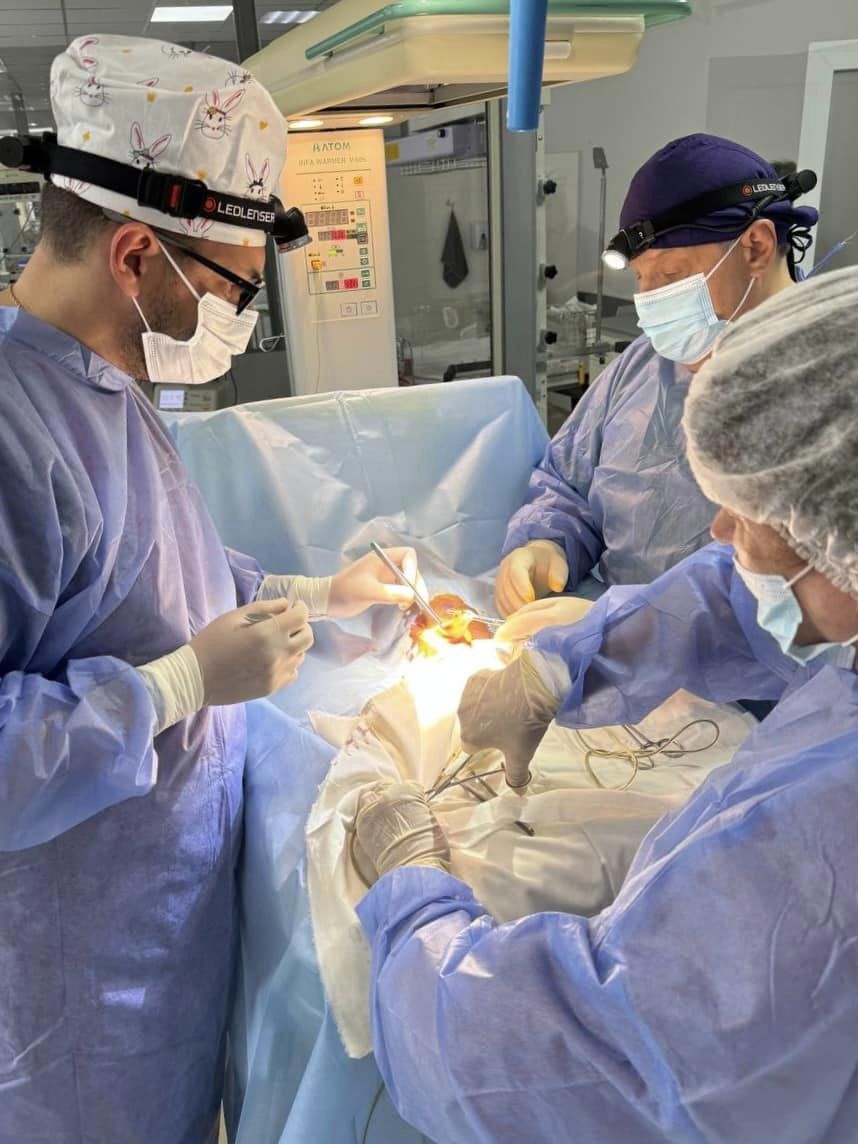 Нещодавно у нашій лікарні прооперували новонародженого малюка з омфалоцеле