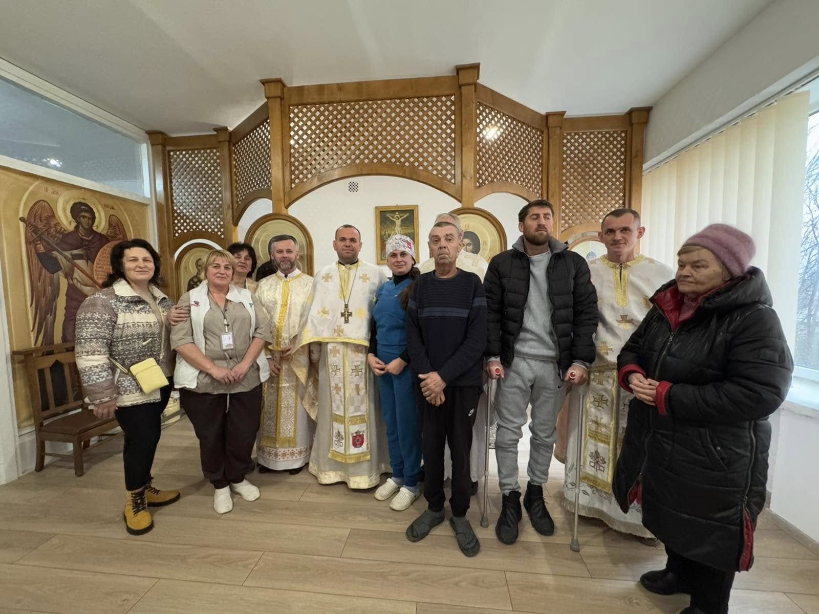 12 грудня, у день пам'яті святого Спиридона Тримифутського, у стінах Лікарні Святого Мартина відбулася святкова Літургія 12 грудня, у день пам'яті святого Спиридона Тримифутського, у стінах Лікарні Святого Мартина відбулася святкова Літургія