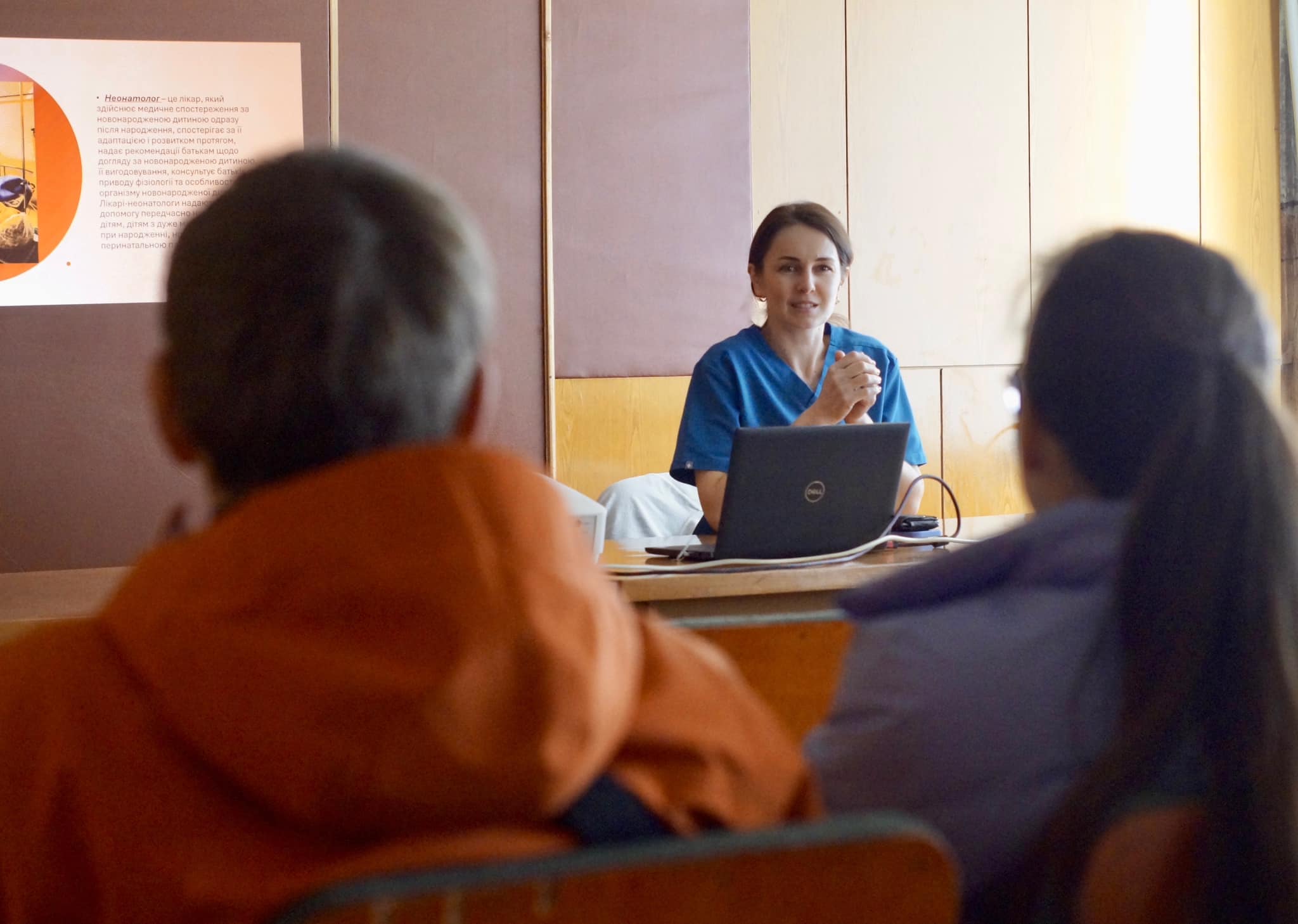 Сьогодні в нашій лікарні відбулося чергове заняття в Академії вагітності