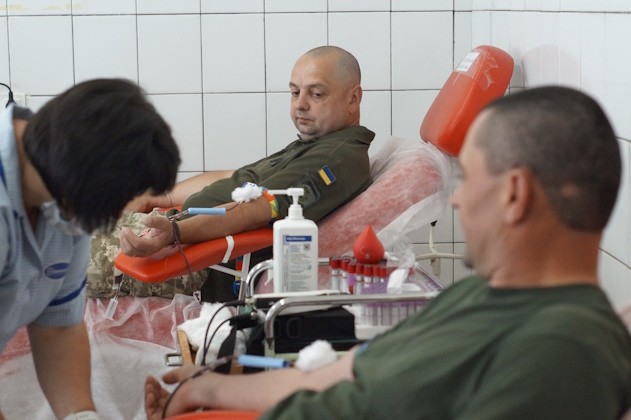 Прямо зараз у Лікарні Святого Мартина триває забір крові від добровільних донорів
