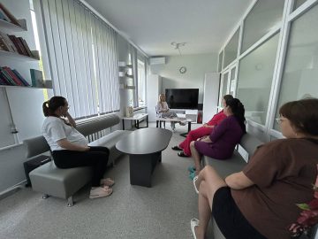 У Лікарні Святого Мартина відбулося заняття в рамках Академії вагітності для жінок, які перебувають у відділенні патології вагітності