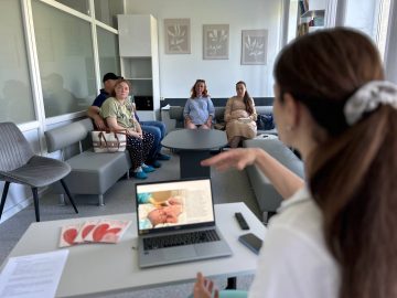У Лікарні Святого Мартина відбулося чергове заняття «Академії вагітності»